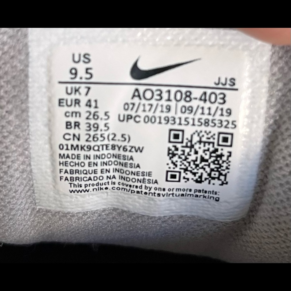 Nike running shoes m2k tekno Size 9.5 - Picture 3 of 5